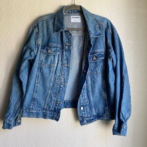 Old Navy Women’s Relaxed Fit Denim Jacket Classic Medium Wash